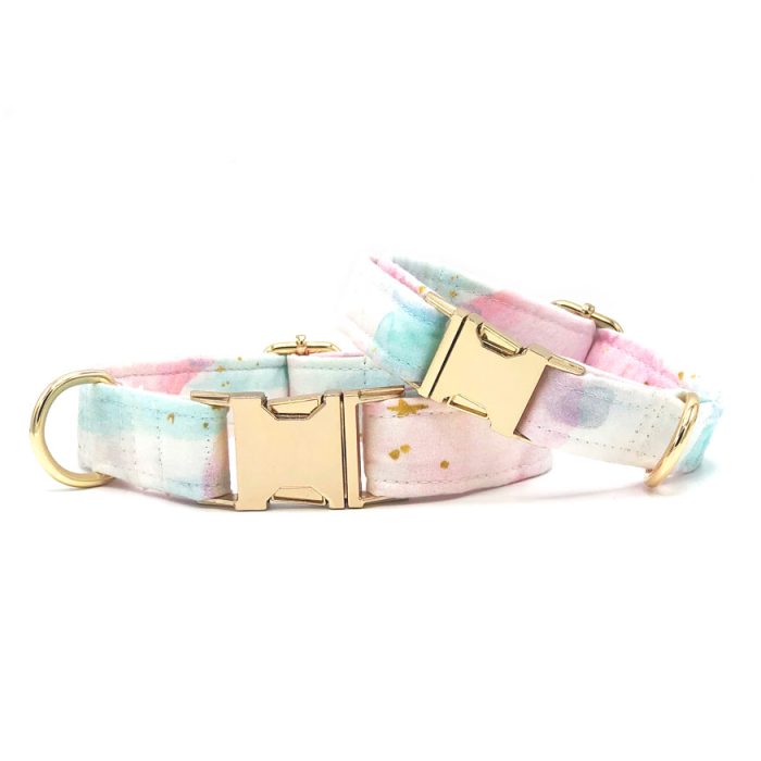 Watercolor dog collar